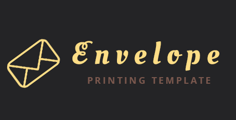 envelope printing template