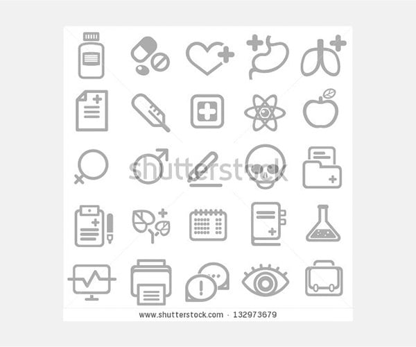 medical icons vector illustration