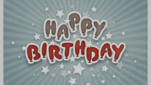 Happy Birthday Ribbon Stock Illustration - Download Image Now