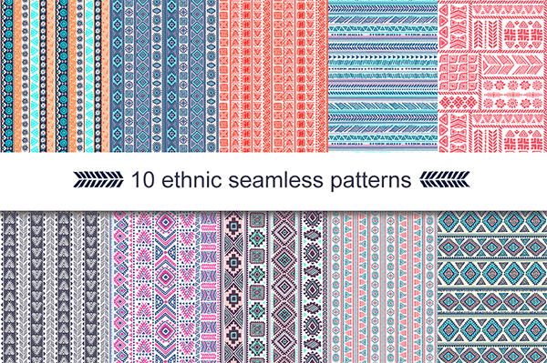 10-unique-ethnic-seamless-patterns