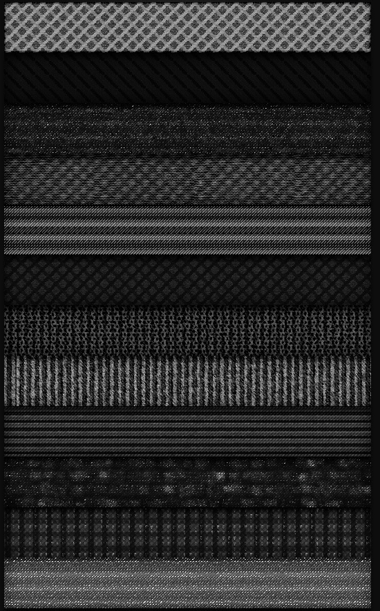 12 fabric patterns