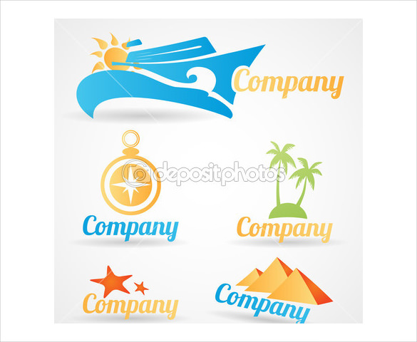 travel tourist companies logos template