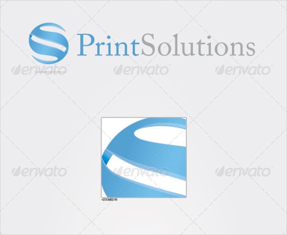 print solutions corporate logo design template
