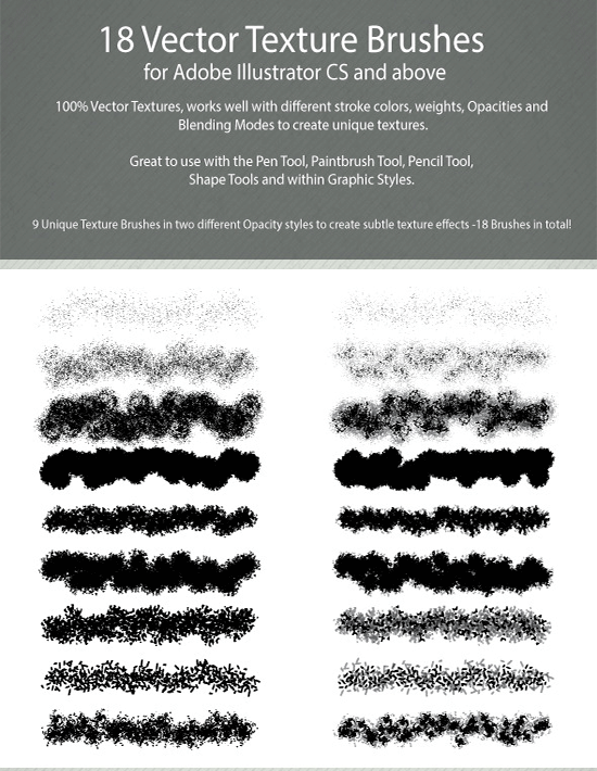 vector texture brushes