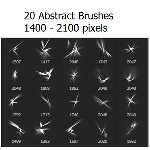 0 abstract brushes