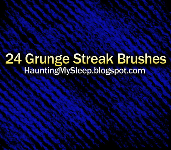 grunge streak brushes