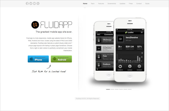 30 Beautiful Mobile App Websites for Design Inspiration