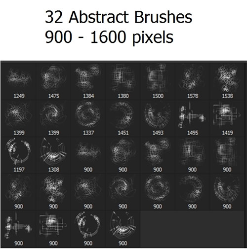 abstract brushes