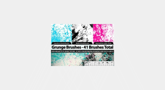 41 grunge brushes