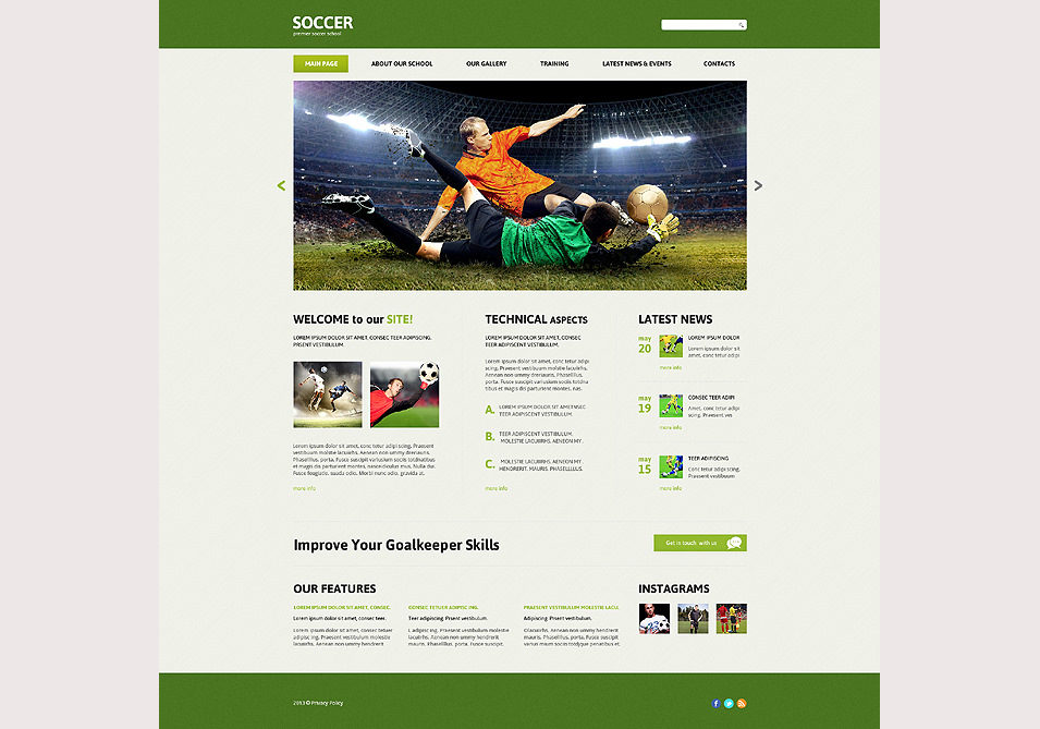 28+ Soccer Club Website Themes & Templates