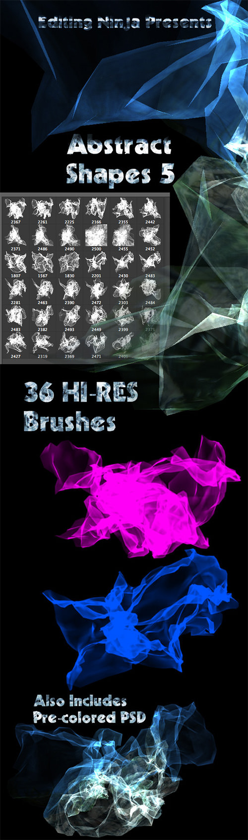 abstract shapes brushes photoshop free download