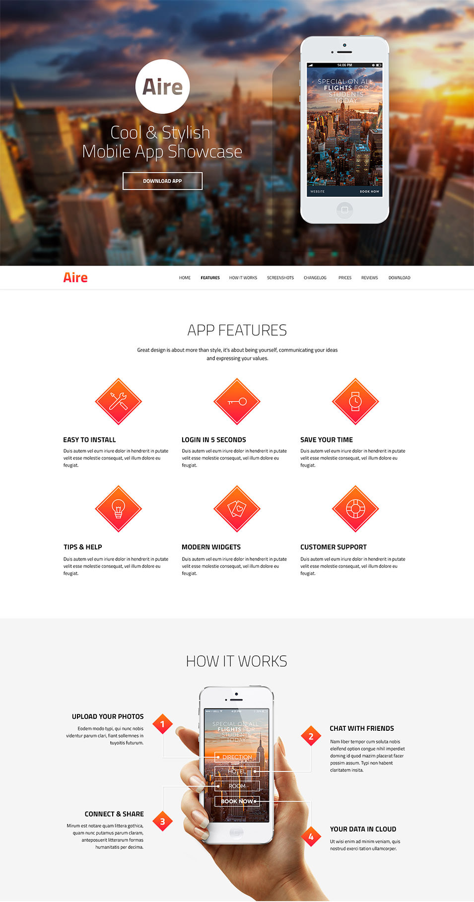 Landing Page Template – 87+ Free PSD Format Download | Free & Premium ...