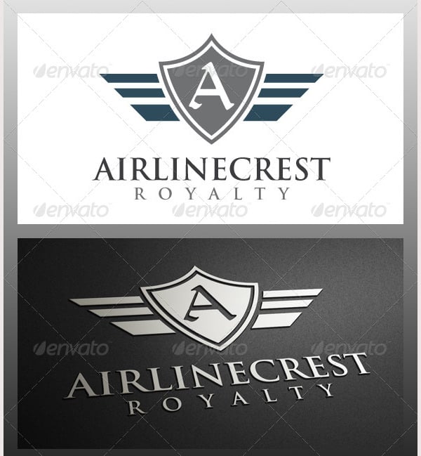 airline crest logo template