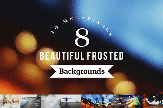 beautiful frosted backgrounds