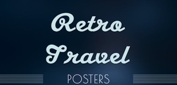 best retro vintage travel posters