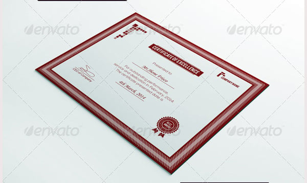 certificates of excellence