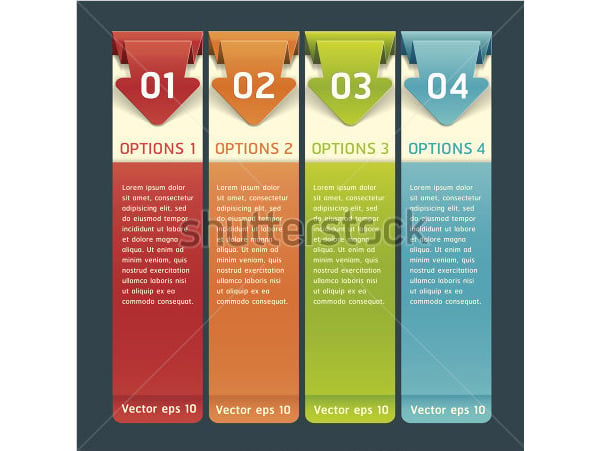 colorful-origami-style-number-options-banner