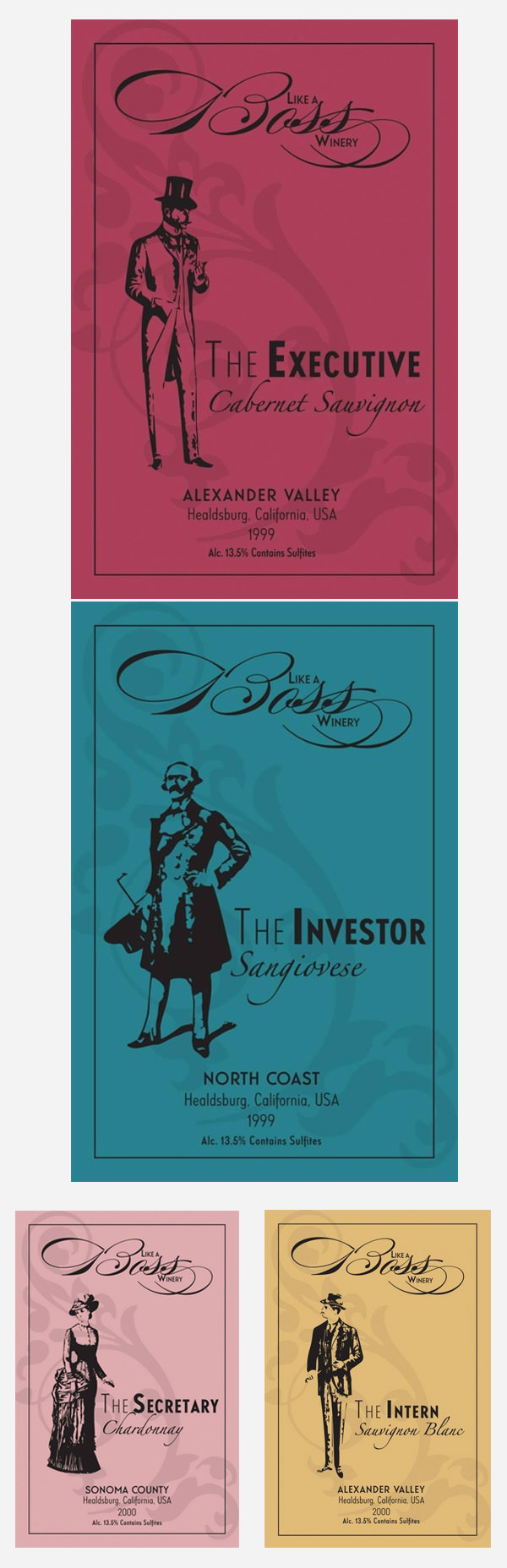 57+ Best Creative Designs of Wine Labels & Stickers Gallery for