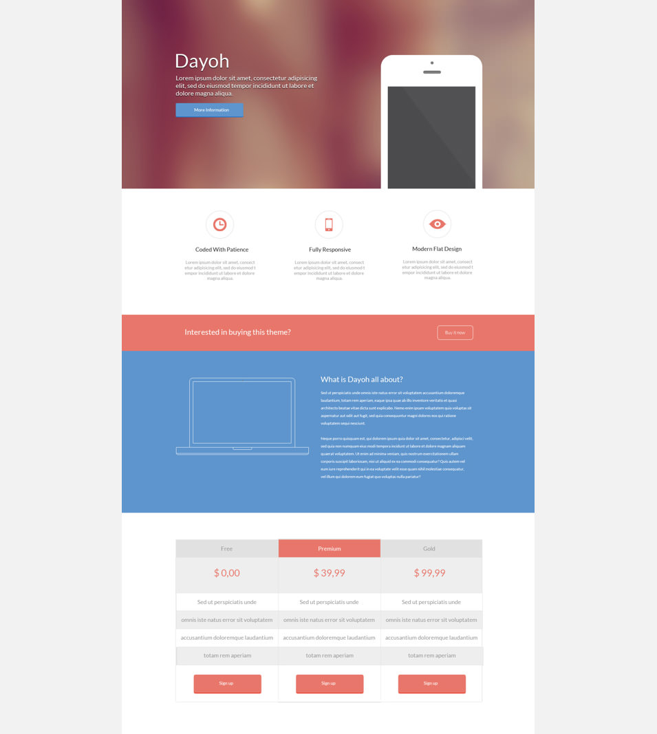 Landing Page Template – 90+ Free PSD Format Download | Free & Premium ...