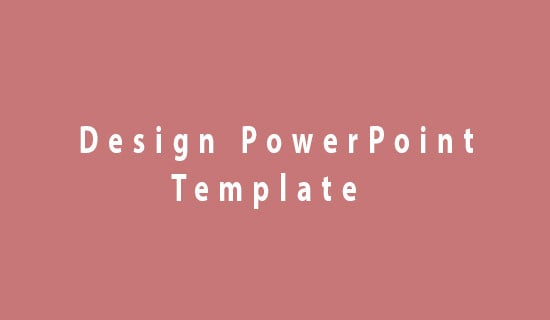 design powerpoint template