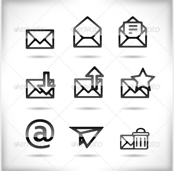email-icon-set