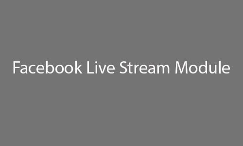 facebook-live-stream-module