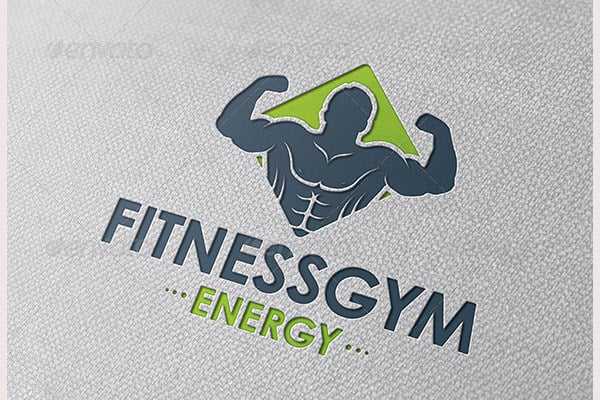 fitness gym logo template