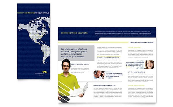 global communications company brochure