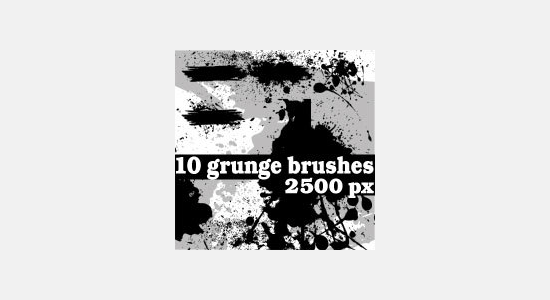 grunge photoshop brushes