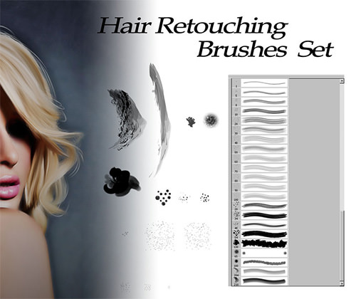 50 Photoshop Hair Brushes  Free PSD AI Vector EPS 