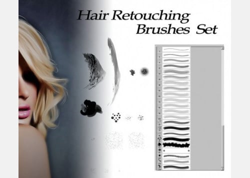 hair retouching brushes