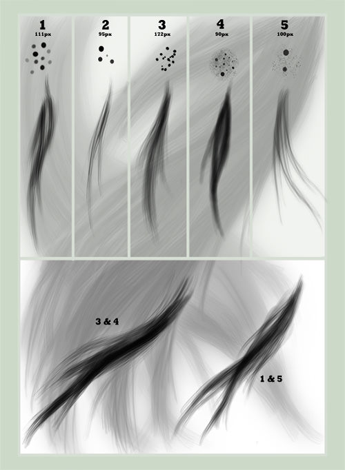 free download hair brush illustrator