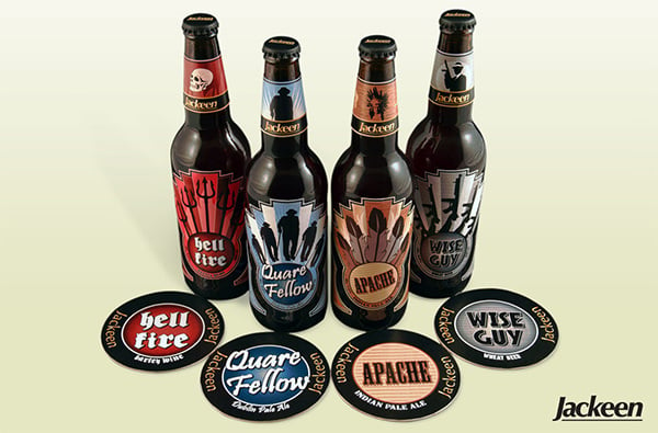 jackeen beer labels design