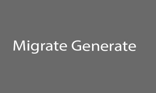 migrate generate