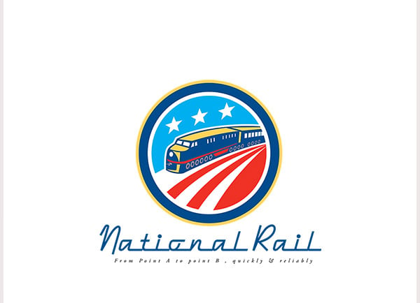 national american rail logo