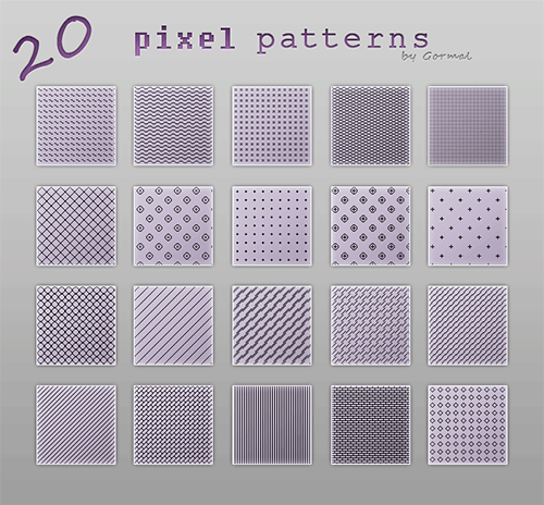 pixel patterns