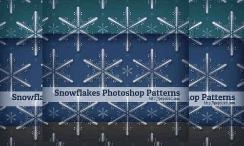 snowflakes photoshop patterns