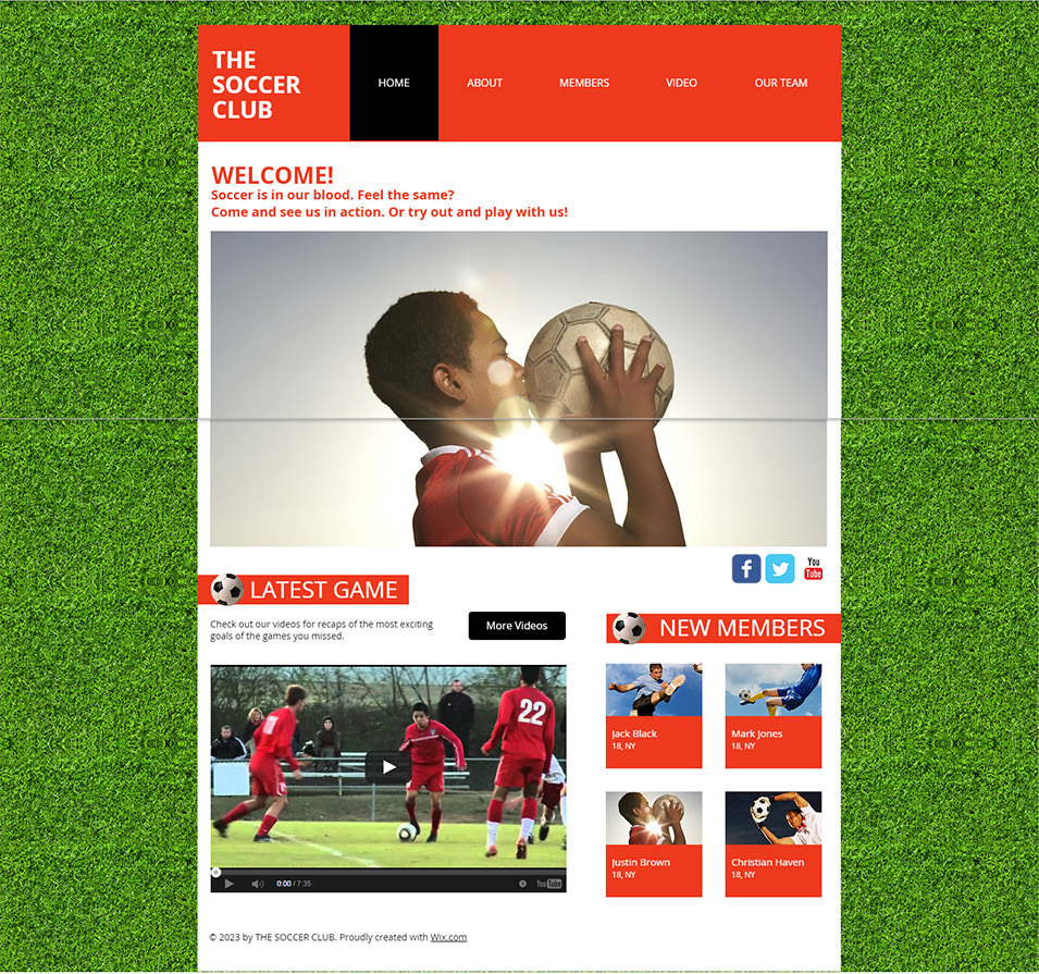 28 Soccer Club Website Themes Templates