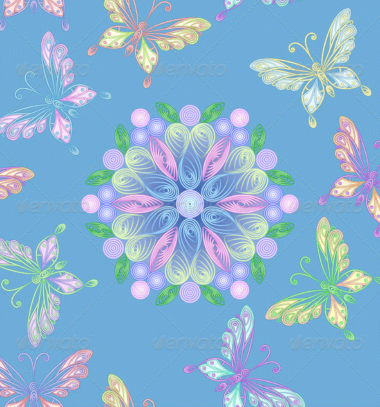 vector seamless floral