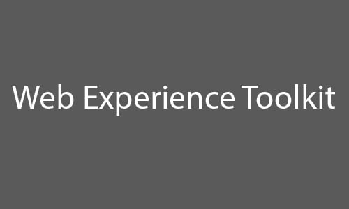 web experience toolkit