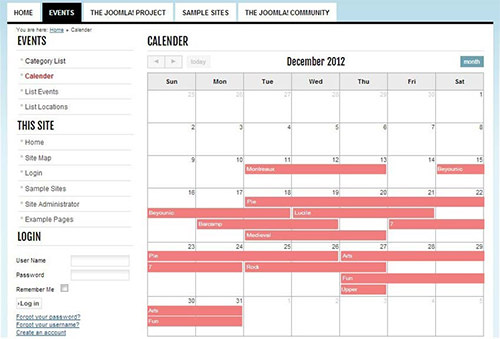 13+ Best Calendar & Events Management Joomla Extensions