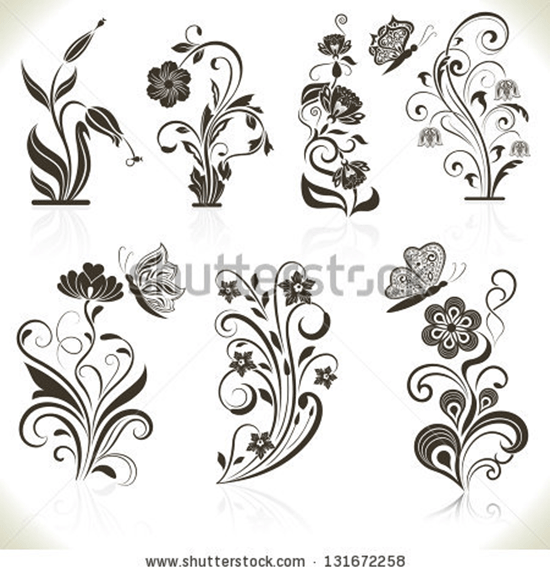 floral flower vector design