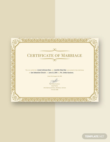 free-marriage-certificate