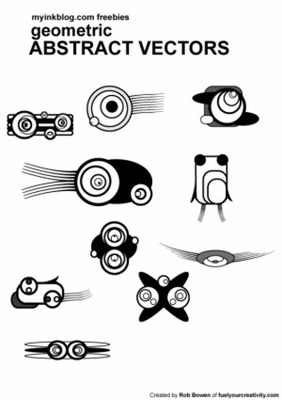 30+ Collection of Geometry Vectors, Icons and Shapes - Free PSD, Vector