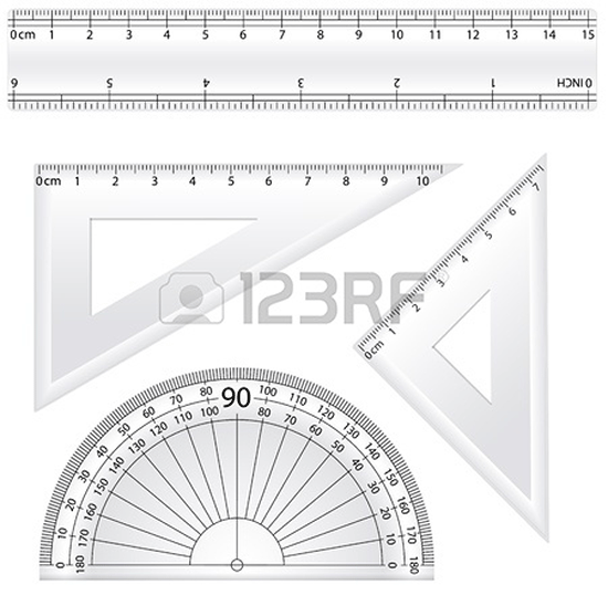 geometry rulers vectors