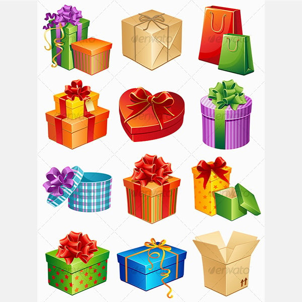 gift box icons