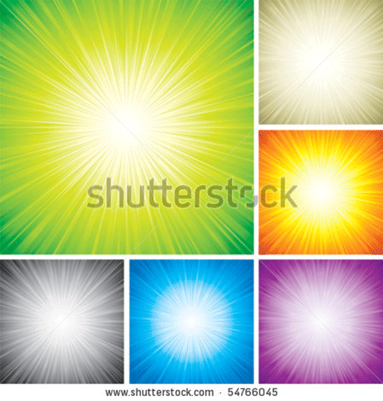 radial rays abstract background
