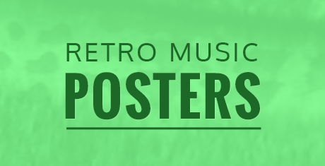 retro muzic posters