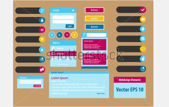 web-design-elements-in-colourful