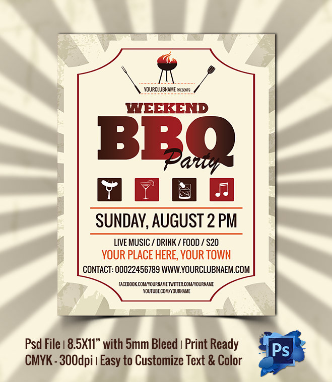 Weekend-BBQ-Party-Flyer-Template